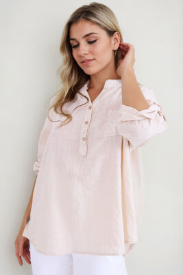 Hakim Yaka Pullu Bluz - Thumbnail (3)