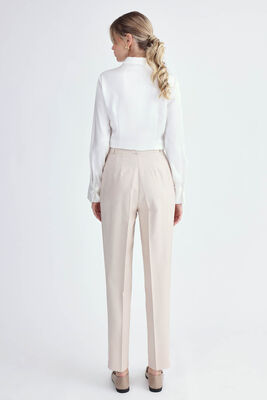 Havuç Kesim Tek Pilili Pantolon - Thumbnail (18)