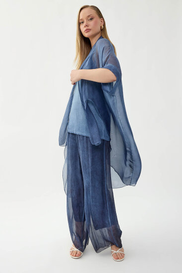 İçi Atletli İpek Hırka - 2