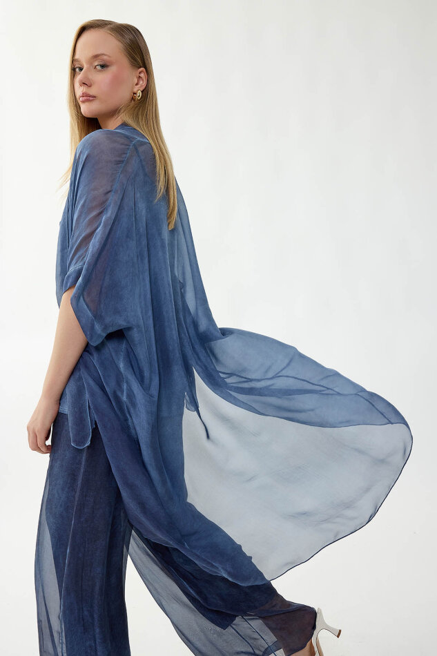 İçi Atletli İpek Hırka - 5