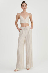 İp Askılı Çizgili Büstiyer - 4