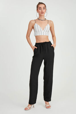 İp Askılı Çizgili Büstiyer - Thumbnail (8)