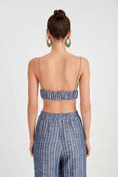 İp Askılı Çizgili Büstiyer - 18