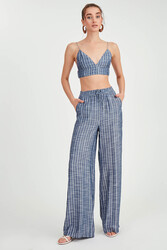 İp Askılı Çizgili Büstiyer - 17