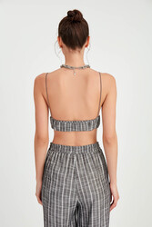 İp Askılı Çizgili Büstiyer - 23