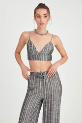 İp Askılı Çizgili Büstiyer - 20