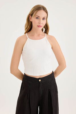 İp Askılı Halter Yaka Atlet - 1