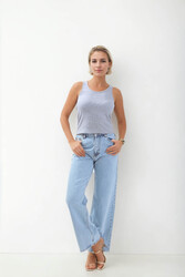 Kalın Askılı Bluz - 8