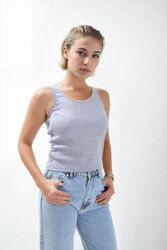 Kalın Askılı Bluz - 10