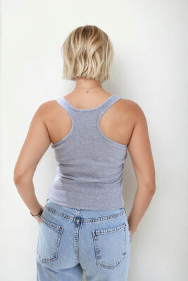 Kalın Askılı Bluz - 11