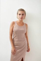 Kalın Askılı Bluz - 14