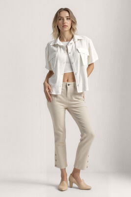 Kapak Cepli Krinkıl Kumaş Gömlek (1)