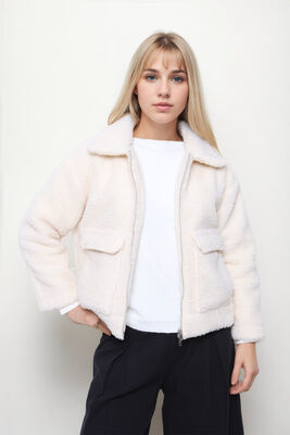 VİTRİN - Kapak Cepli Teddy Ceket