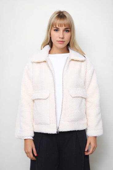 Kapak Cepli Teddy Ceket - 2