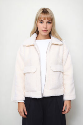 VİTRİN - Kapak Cepli Teddy Ceket (1)