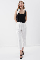 Kare Yaka Sıfır Kol Crop Bluz - 18