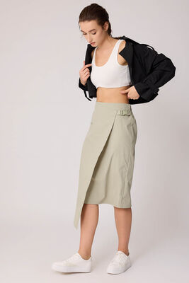 VİTRİN - Kargo Cep Paraşüt Kumaş Beli Lastikli Etek (1)