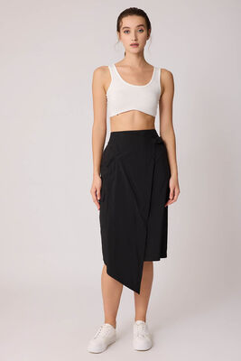 Kargo Cep Paraşüt Kumaş Beli Lastikli Etek - Thumbnail (6)