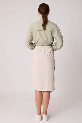 Kargo Cep Paraşüt Kumaş Beli Lastikli Etek - Thumbnail (15)