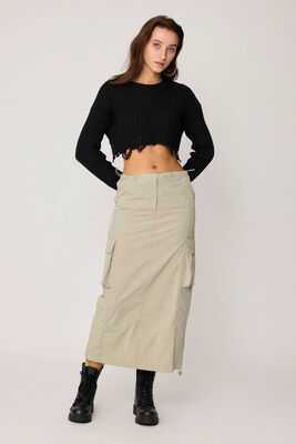 Kargo Cep Paraşüt Kumaş Lastikli Etek - Thumbnail (7)