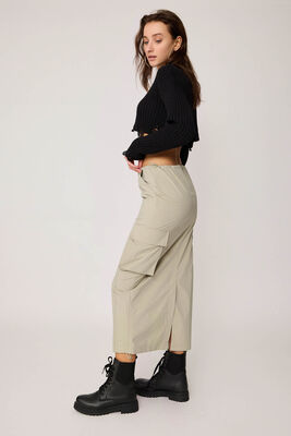 Kargo Cep Paraşüt Kumaş Lastikli Etek - Thumbnail (10)