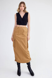 Kargo Cep Paraşüt Kumaş Lastikli Etek - 13