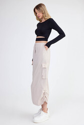 Kargo Cep Paraşüt Kumaş Lastikli Etek - 20