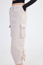 Kargo Cep Paraşüt Kumaş Lastikli Etek - 21