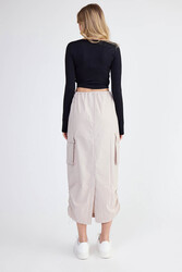 Kargo Cep Paraşüt Kumaş Lastikli Etek - 22