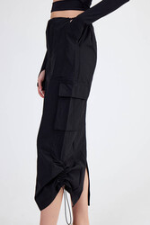 Kargo Cep Paraşüt Kumaş Lastikli Etek - 7