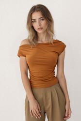 Kayık Yaka Bluz - 1