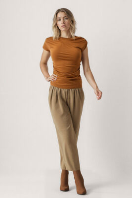 Kayık Yaka Bluz - 4