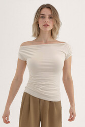 Kayık Yaka Bluz - 7