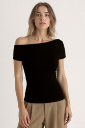 Kayık Yaka Bluz - 16