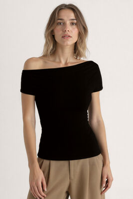 Kayık Yaka Bluz - 16