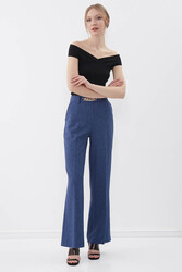 Kayık Yaka Bluz - 8