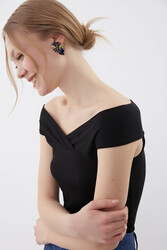 Kayık Yaka Bluz - 7