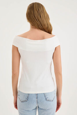 Kayık Yaka Bluz - 15