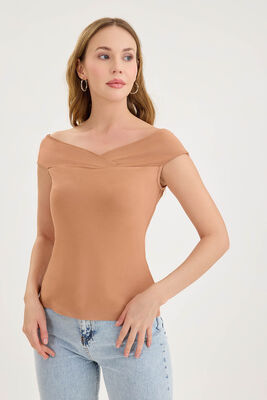 Kayık Yaka Bluz - 2