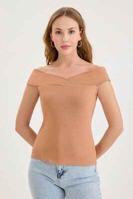 Kayık Yaka Bluz - 1