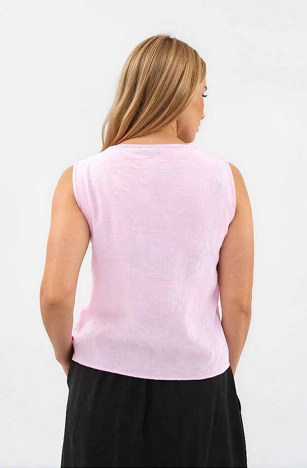 Kendinden Desenli Düğmeli Bluz - 28