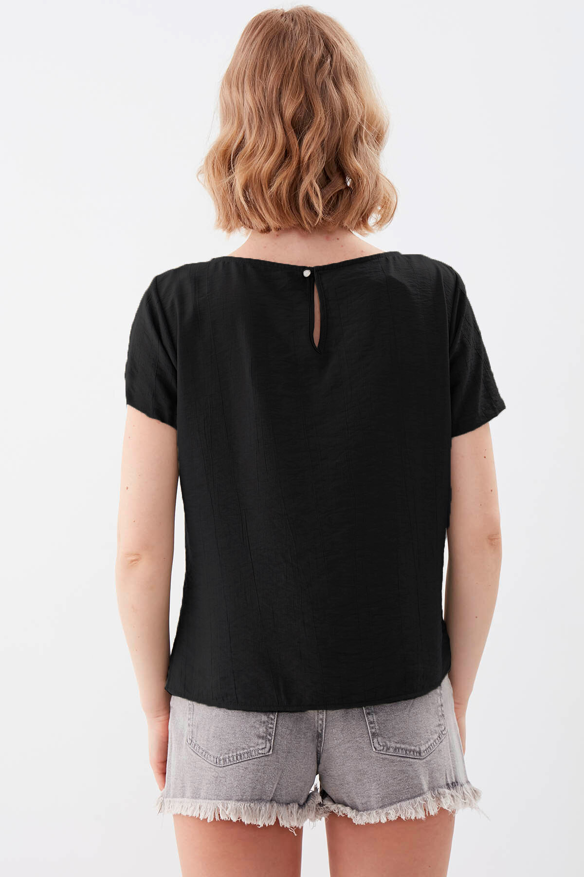 Kısa Kol Bluz - Thumbnail