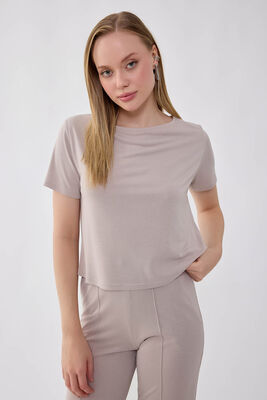 Kısa Kol Rahat Bluz (1)