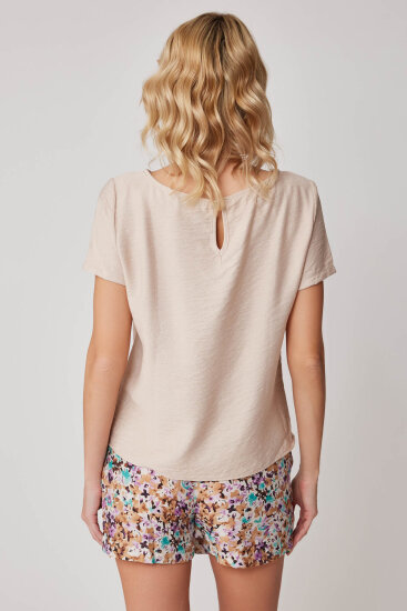 Kısa Kollu Crop Bluz - 39