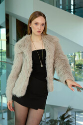 Kısa Peluş Ceket - 2