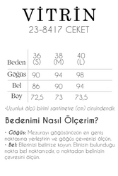 Kolu Büzgülü Viskon Keten Ceket - 13