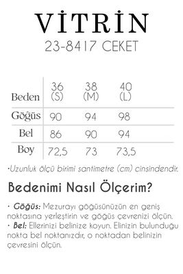 Kolu Büzgülü Viskon Keten Ceket - Thumbnail (17)