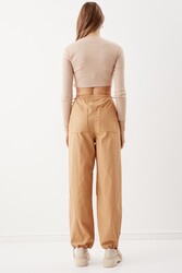 Lastik Detaylı Paraşüt Kumaş Pantolon - 10