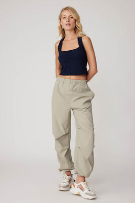 VİTRİN - Lastik Detaylı Paraşüt Kumaş Pantolon