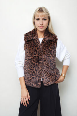 VİTRİN - Leopar Desen Yelek (1)